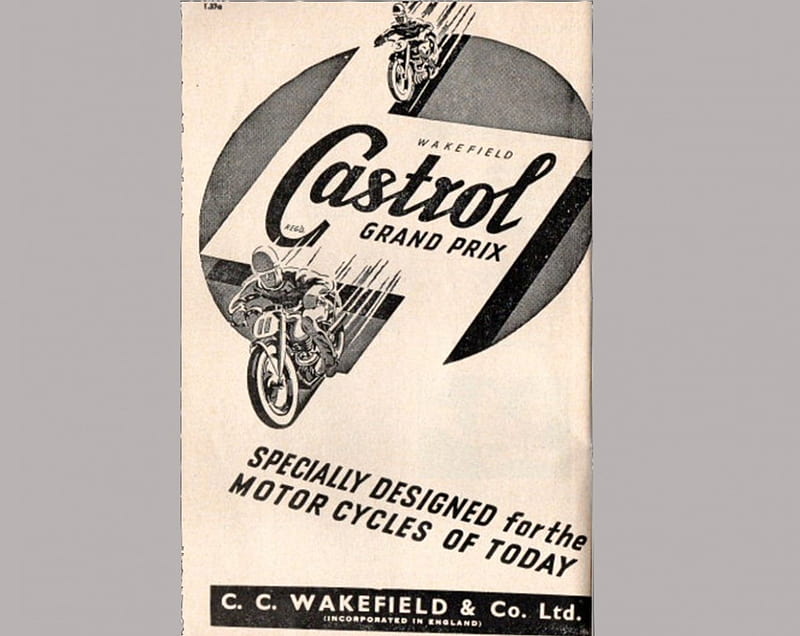 Castrol Motor Oil For Motorcycles, 1950, Motorcycle, Motor Oil, Vintage, HD wallpaper