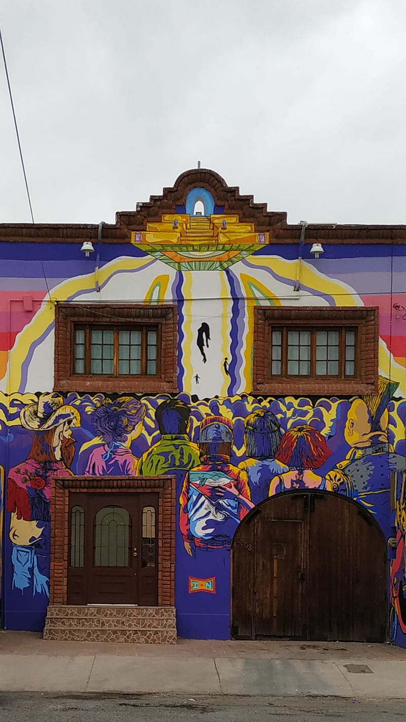 Ovni house, graffiti, house, ovni, temple, HD phone wallpaper