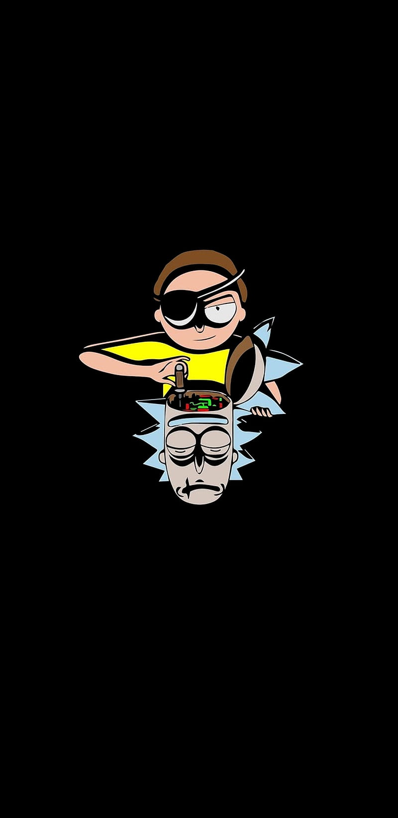 Minimal Rick Morty wallpaper by SteamOn - Download on ZEDGE