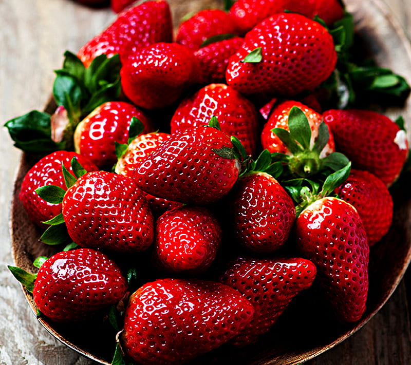 Strawberries, fruits, summer, HD wallpaper