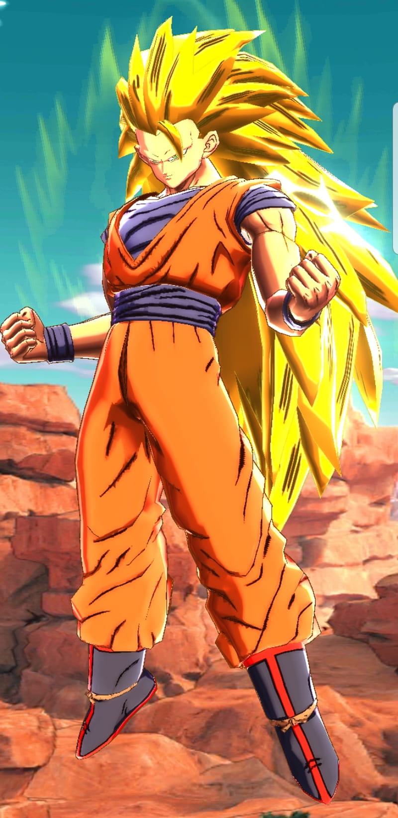 Super Saiyan 3 Goku, ball, dragon, HD phone wallpaper
