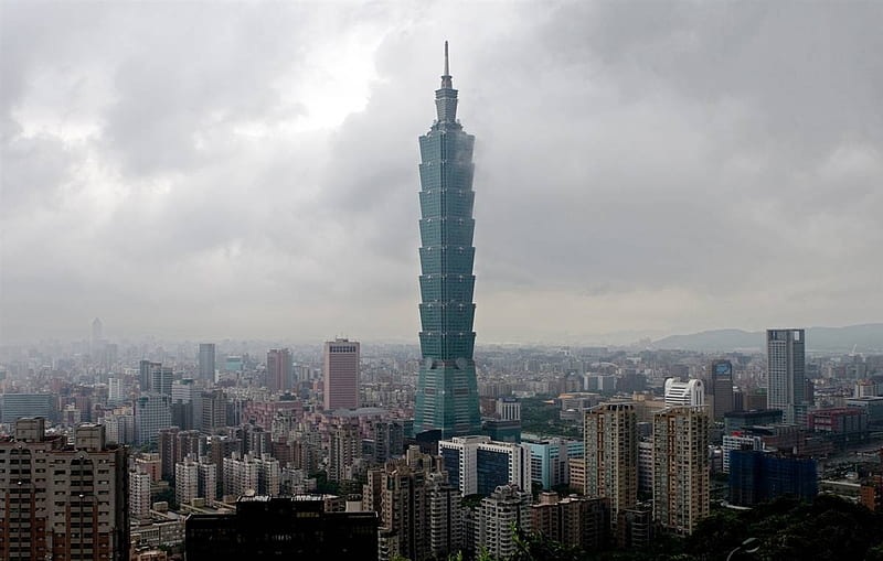 Taipei 101, Taiwan, places, graphy, HD wallpaper