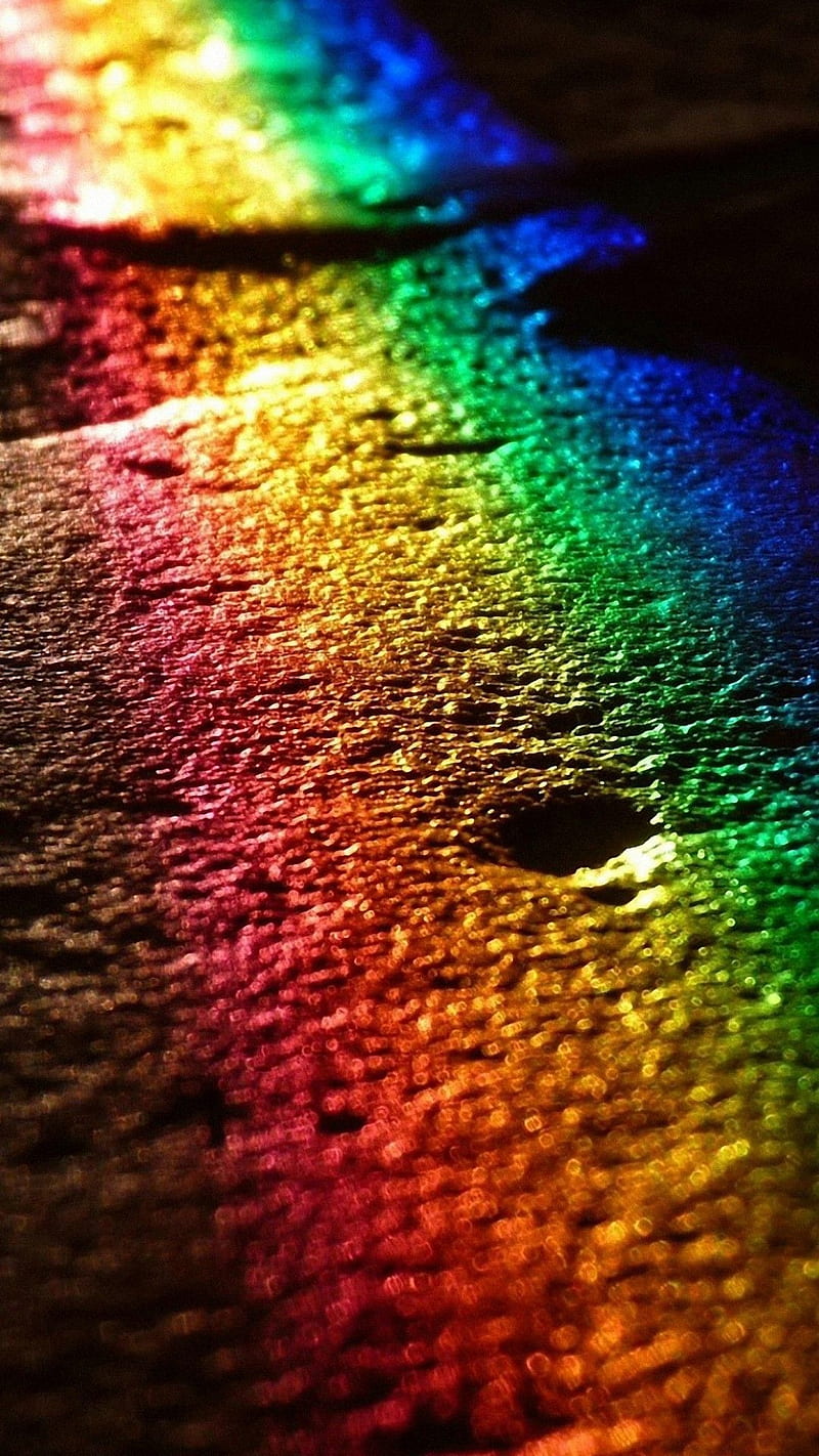 Rainbow Chalk, colors, rainbow, HD phone wallpaper