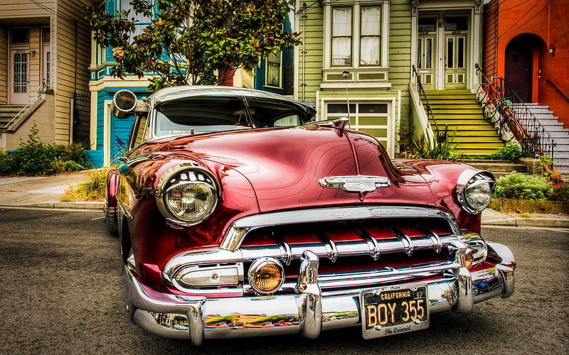 Vintage Chevrolet, chevrolet, carros, vintage, HD wallpaper