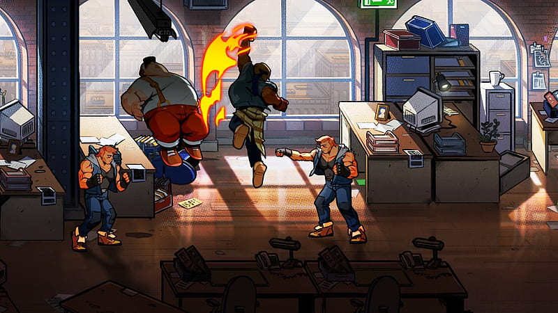 streets of rage 4, in-game screenshot, fighting games, Games, HD wallpaper