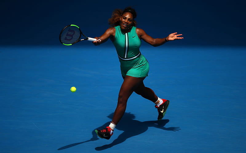 Serena Williams, american tennis player, tennis, WTA, Australia Open, HD wallpaper