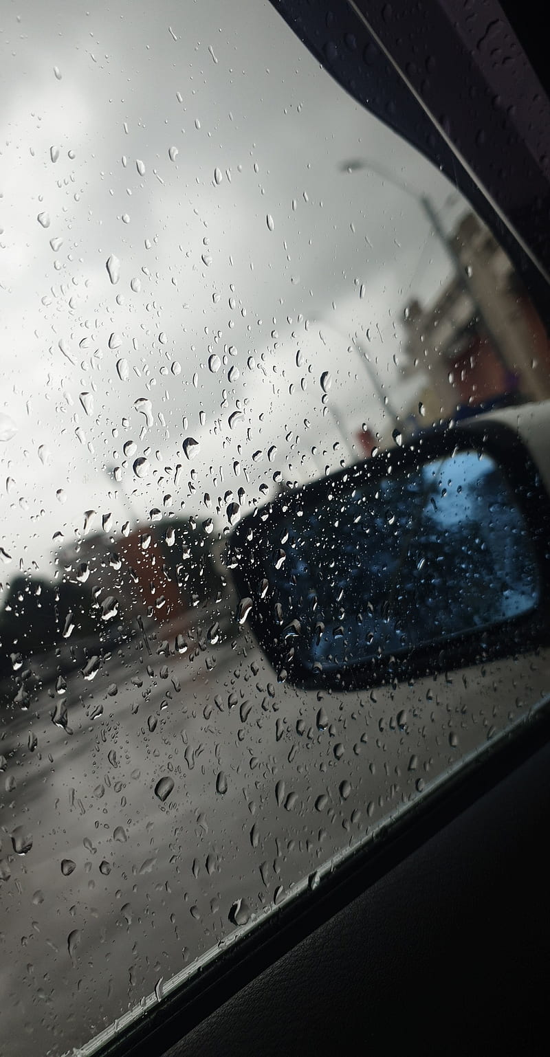 Rainy Day, love, rain, car, nature, artistic, water, HD phone wallpaper