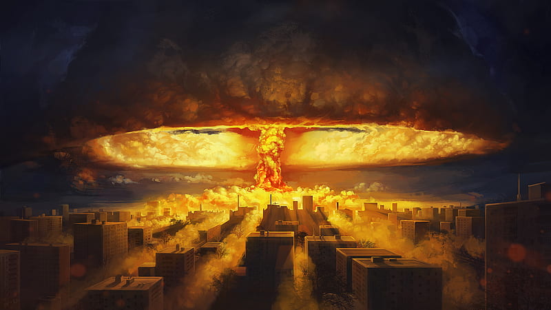 Mushroom Cloud Nuclear Bomb Nuclear Explosion ATOM RPG, HD wallpaper
