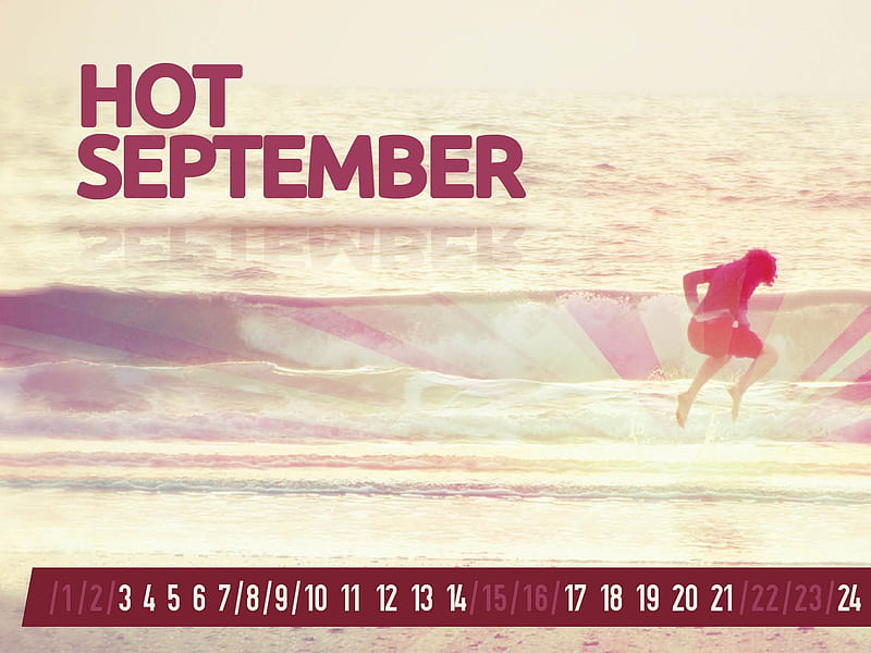hot-September 2012 calendar, HD wallpaper