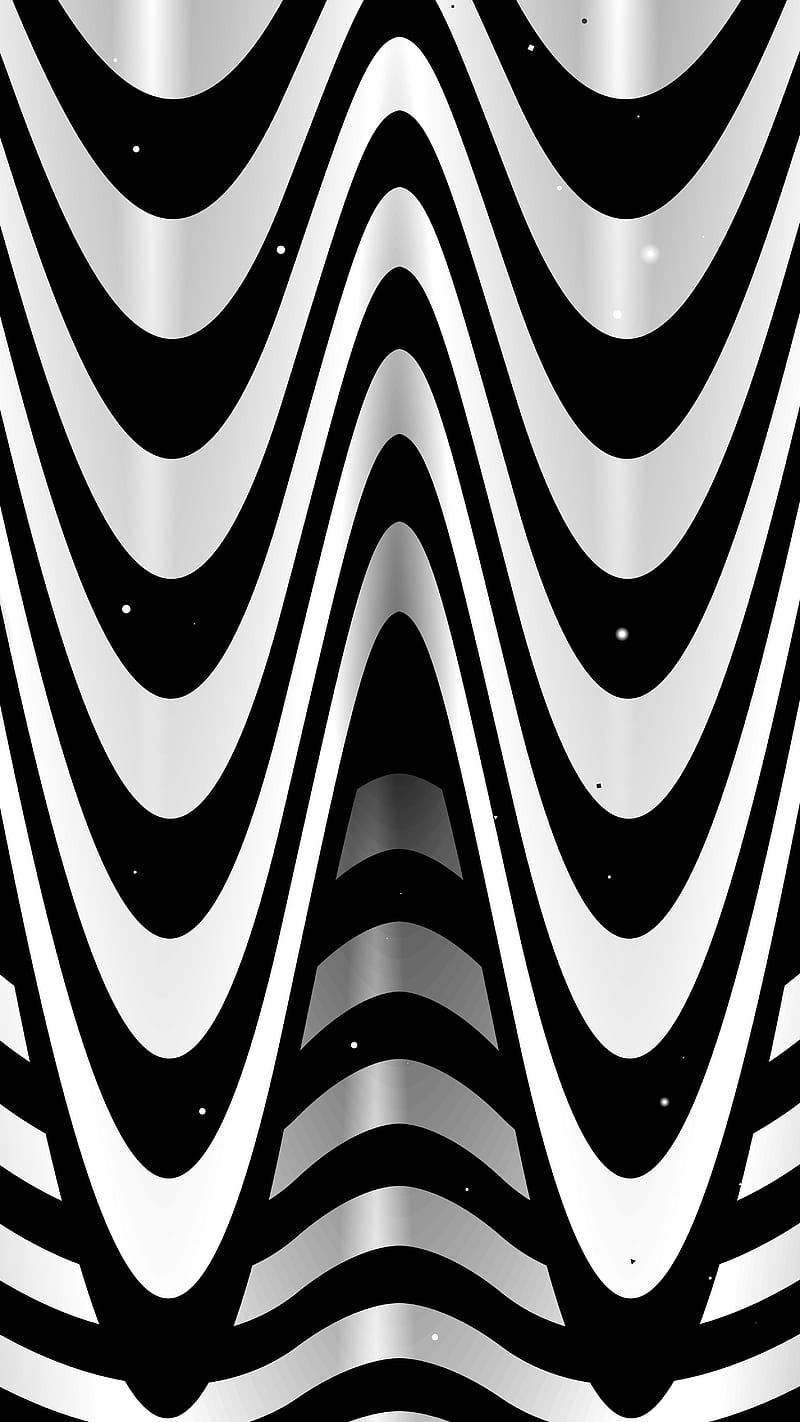 Wavy letter W, Divin, Liquid, Wavy, abstraction, background, black-white, distort, fluid, illusion, letter, line, op-art, optical, optical-art, optical-illusion, rhythm, striped, stripes, type, w, wave, HD phone wallpaper