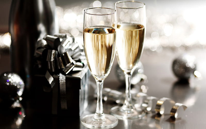 New Years Eve Champagne-Happy New Year 2012, HD wallpaper