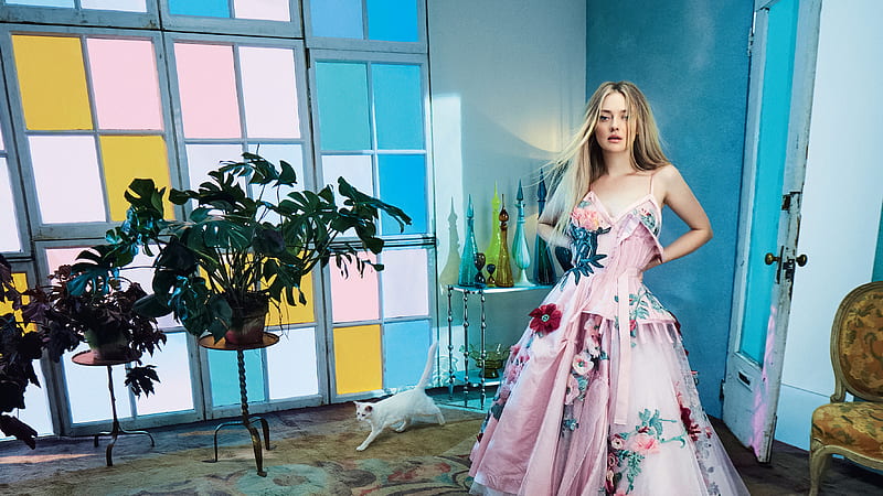 Dakota Fanning Vogue Australia 2018 , dakota-fanning, celebrities, girls, HD wallpaper