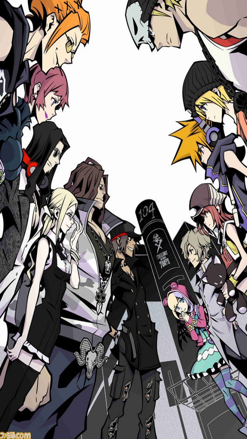 Antags vs Protags, twewy, the world ends with you, neku sakuraba, rhyme, beat, shiki misaki, reapers, reapers game, composer, final remix, HD phone wallpaper