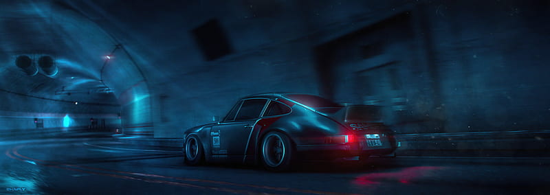 Porsche 911 Samurai Ride Cyberpunk 2077, cyberpunk-2077, porsche-911, porsche, games, 2021-games, HD wallpaper