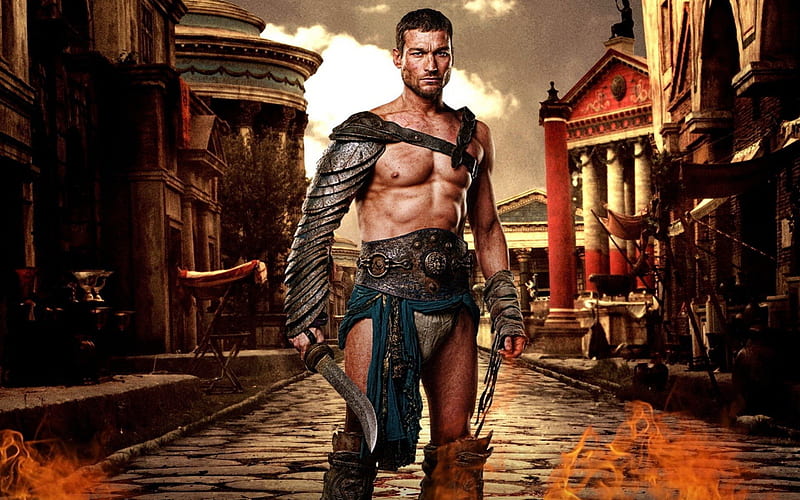Spartacus - Blood and Sand (2010), starz, arena, historical drama, Andy Whitfield, sword and sandal show, spartacus, tv show tv series, SkyPhoenixX1, road, capua, blood and sand, blood, gore, entertainment, HD wallpaper