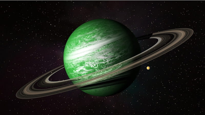 Green Planet Space, HD wallpaper