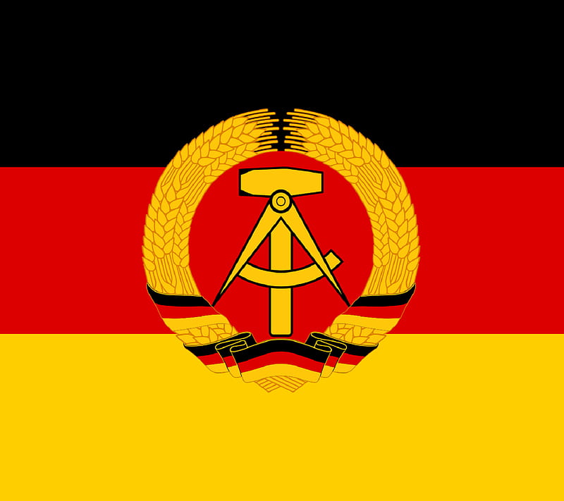 East Germany Flag, communism, ddr, deutschland, gdr, HD wallpaper