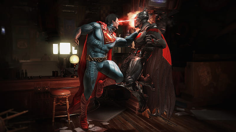 Injustice 2 Batman vs Superman, injustice-2, ps-games, 2017-games, games, batman, superman, HD wallpaper