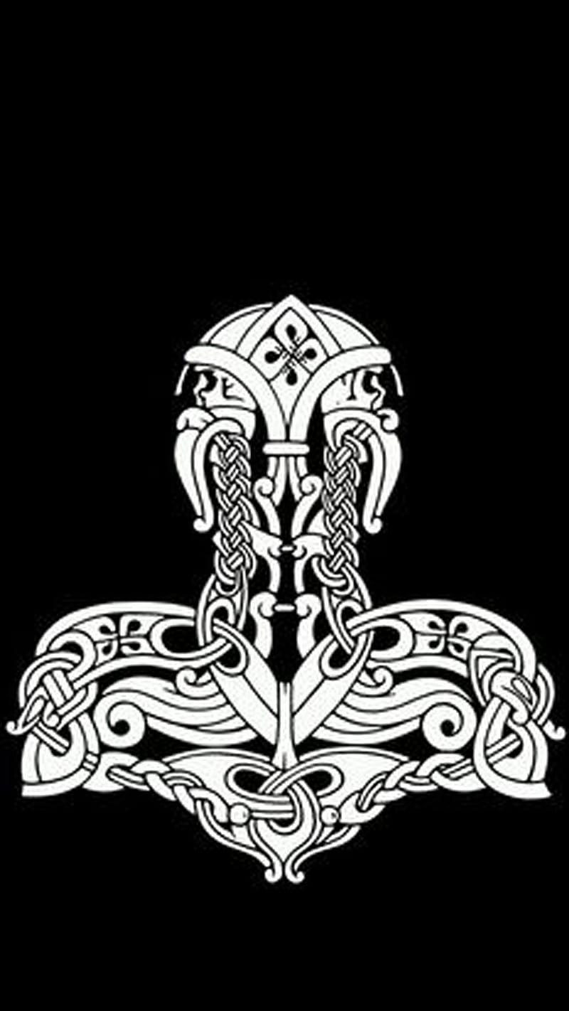 Thors Hammer, odin, thor, vikings, wikinger, HD phone wallpaper | Peakpx