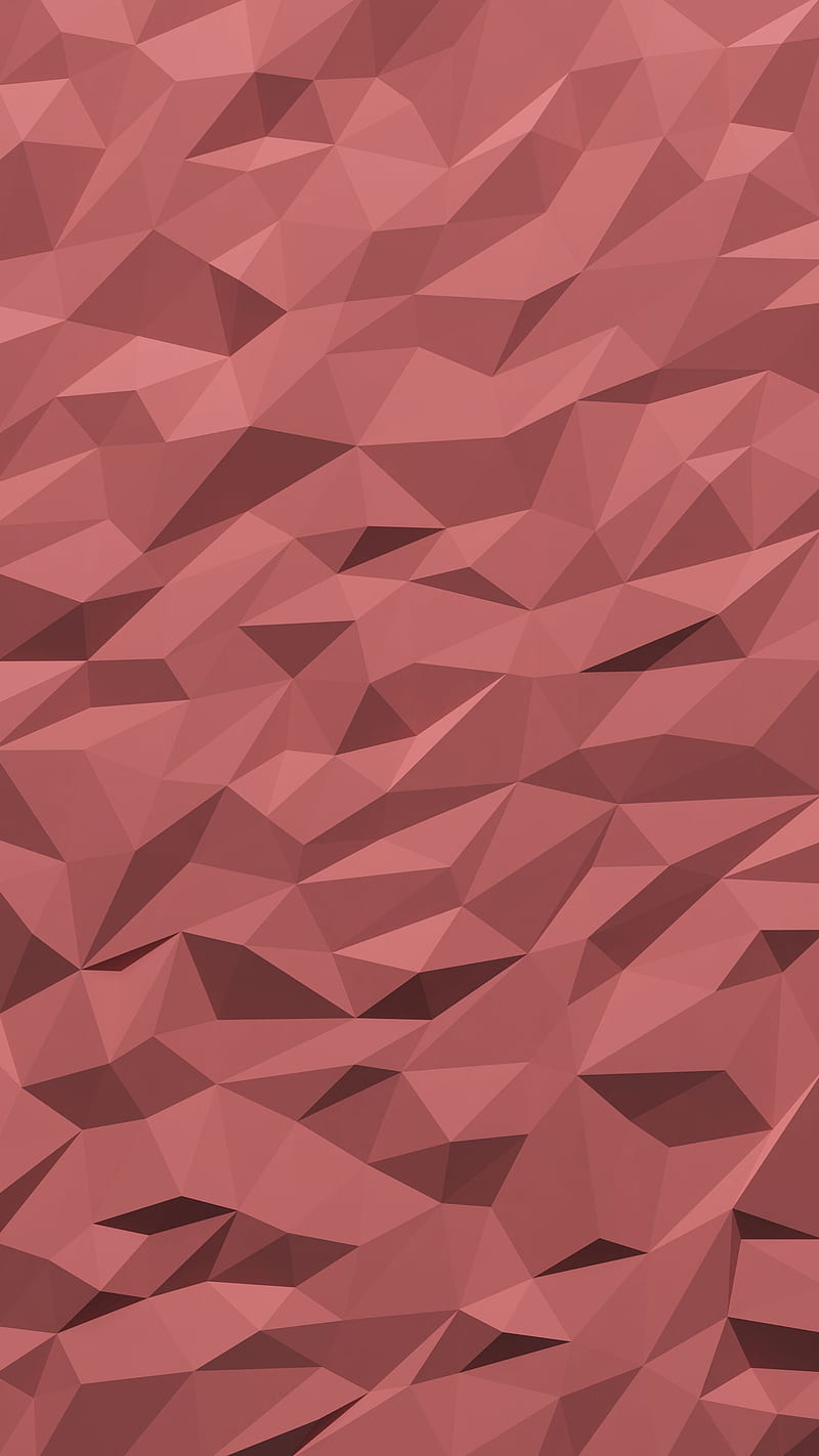 polygon, triangle, volume, pink, HD phone wallpaper