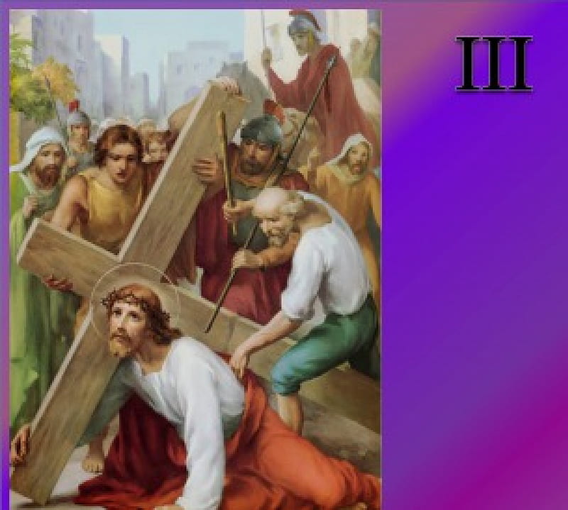 Via crucis III, christ, jesus, gospel, passion, bible, cross, HD wallpaper