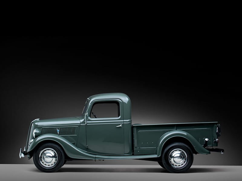 1937 Ford V8 Deluxe Pickup, deluxe, truck, ford, pickup, HD wallpaper
