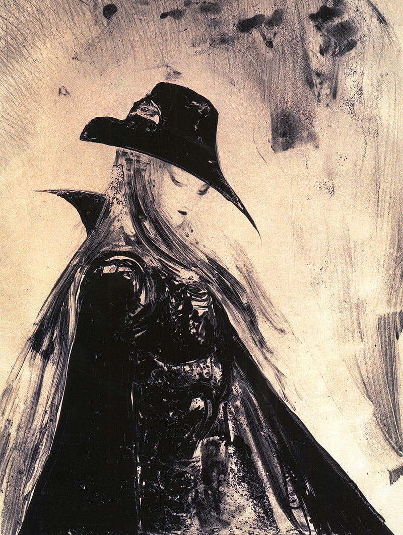 Vampire Hunter D - Amano Yoshitaka - Mobile Wallpaper by Amano