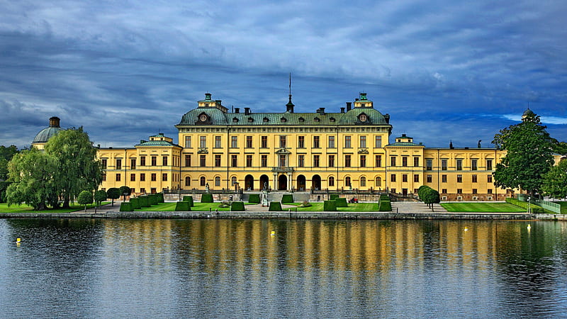 Drottningholm Royal Palace In Sweden Travel, HD wallpaper