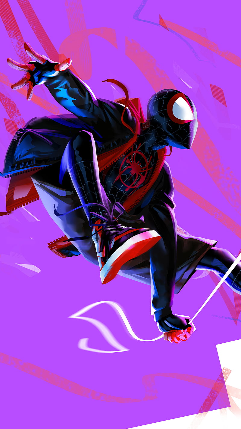 samsung wallpaper men #Hintergrundbild #tapete Miles Morales en Spider-Man  Un nuevo univers…