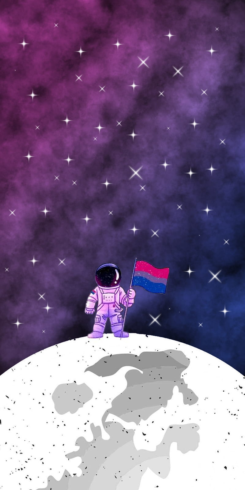Bi Astronaut, Pride, HD phone wallpaper
