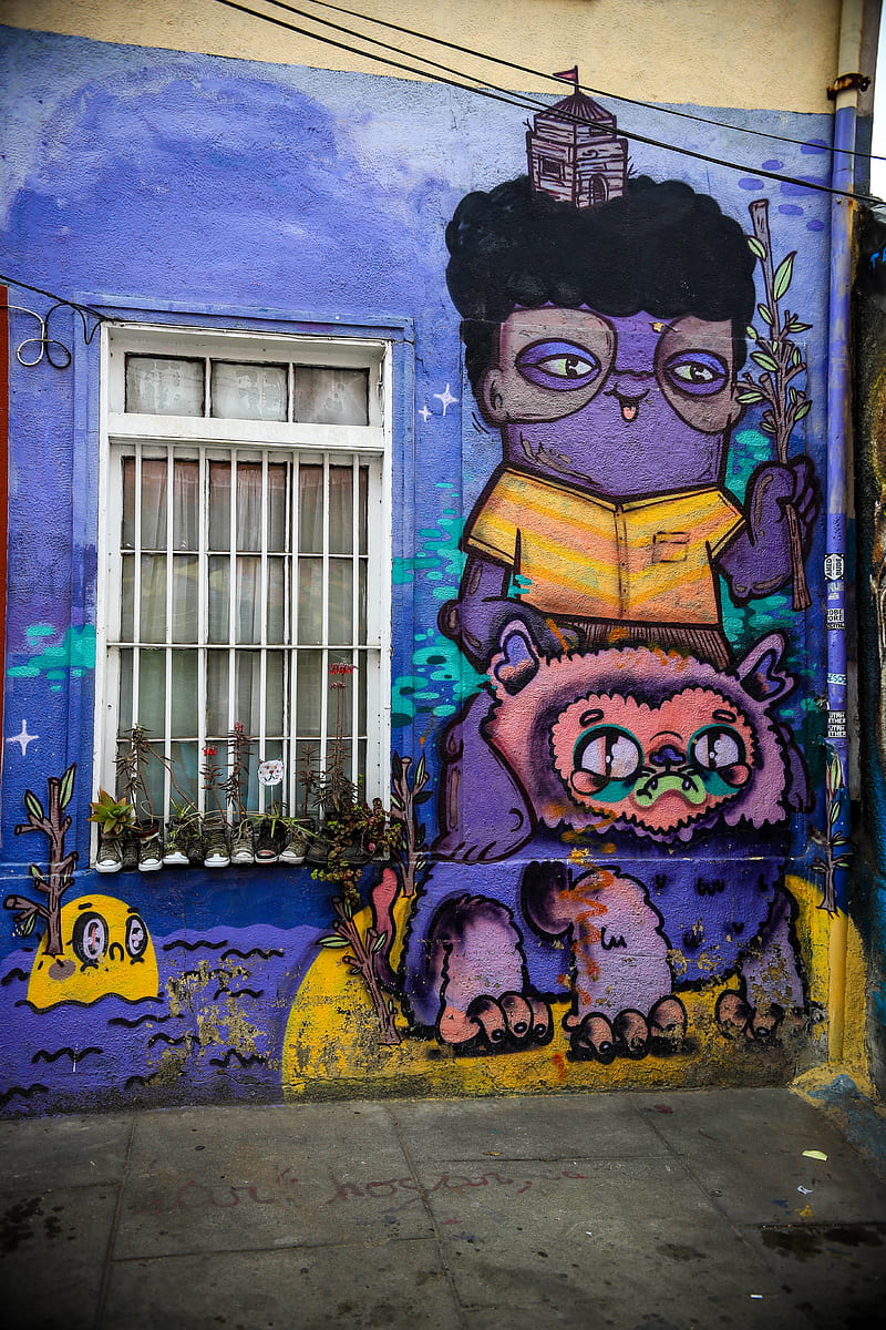 street, urban, graffiti, street art, artwork, HD phone wallpaper