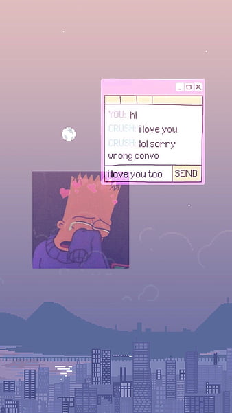 Download Lisa Simpsons Lisasimpson Thesimpsons Aesthetic Heart  Imagenes  De Lisa Simpson Sad  Full Size PNG Image  PNGkit