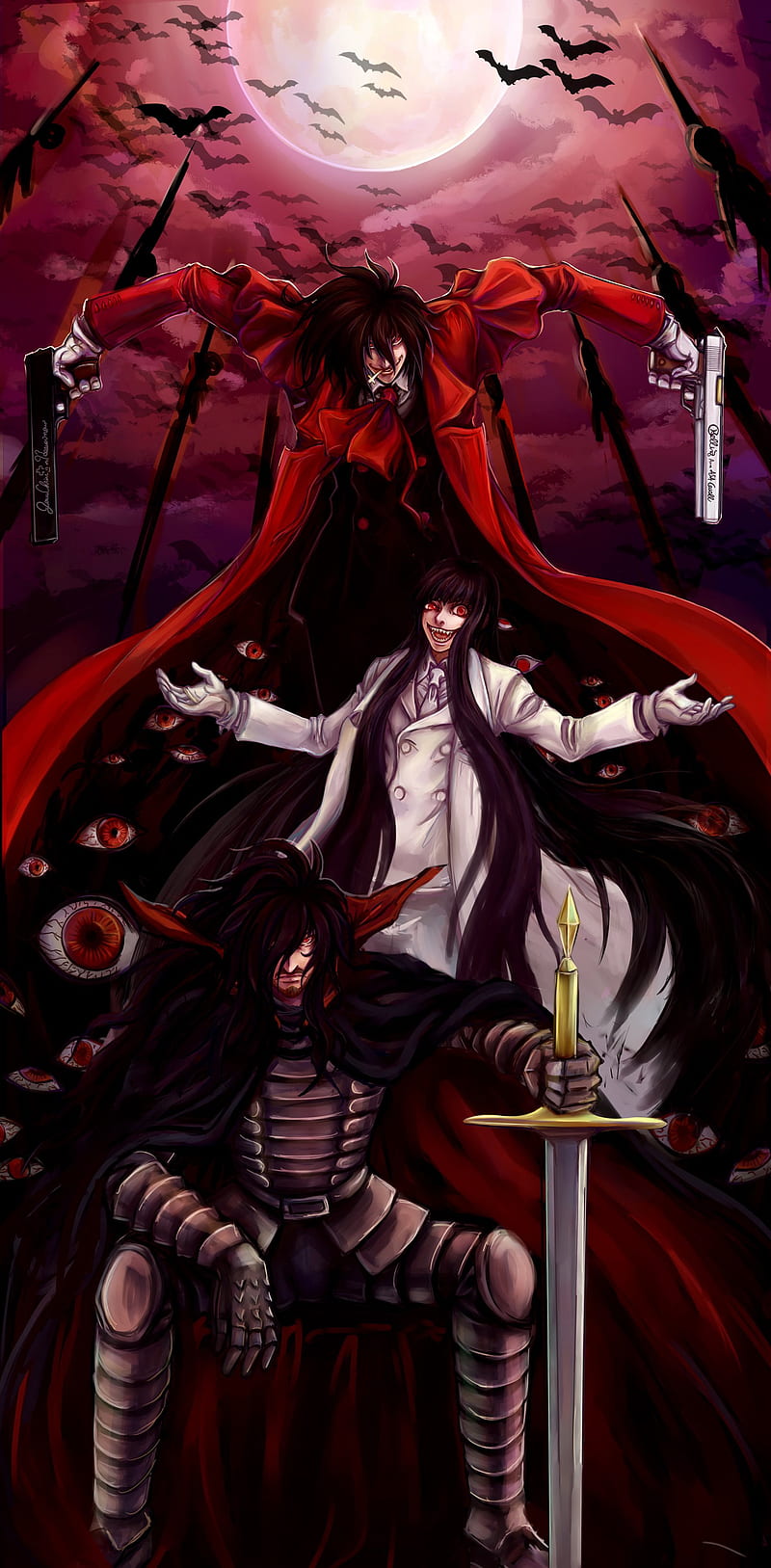 Hellsing, anime, dark, HD phone wallpaper | Peakpx