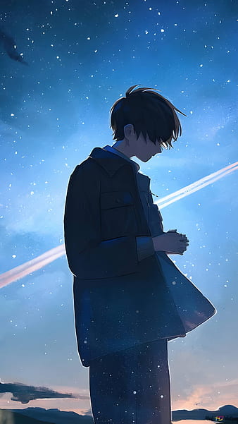 An Anime Guy Looking Sad With His Eyes Closed Background, Cool Pfp  Pictures, Cool Powerpoint, Cool Background Image And Wallpaper for Free  Download