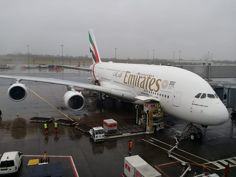 A380 Emirates, airplane, aviation, aircraft, plane, planes, fly, HD  wallpaper | Peakpx