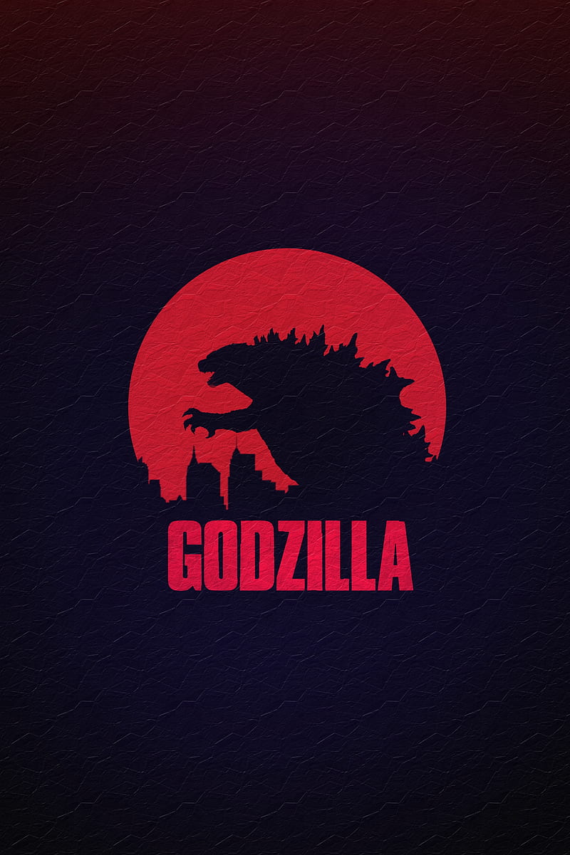 Godzilla , black, city, dark, godzilla, iphone, HD phone wallpaper