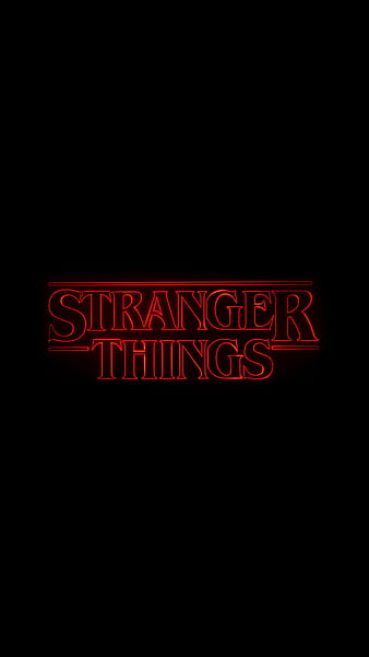 Stranger Things Logo, awesome, scary, stranger, things, HD phone wallpaper