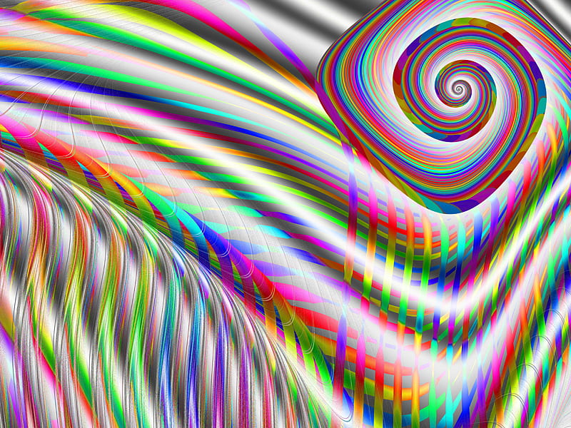roller coaster .jpg, colors, rainbow, abstract, HD wallpaper