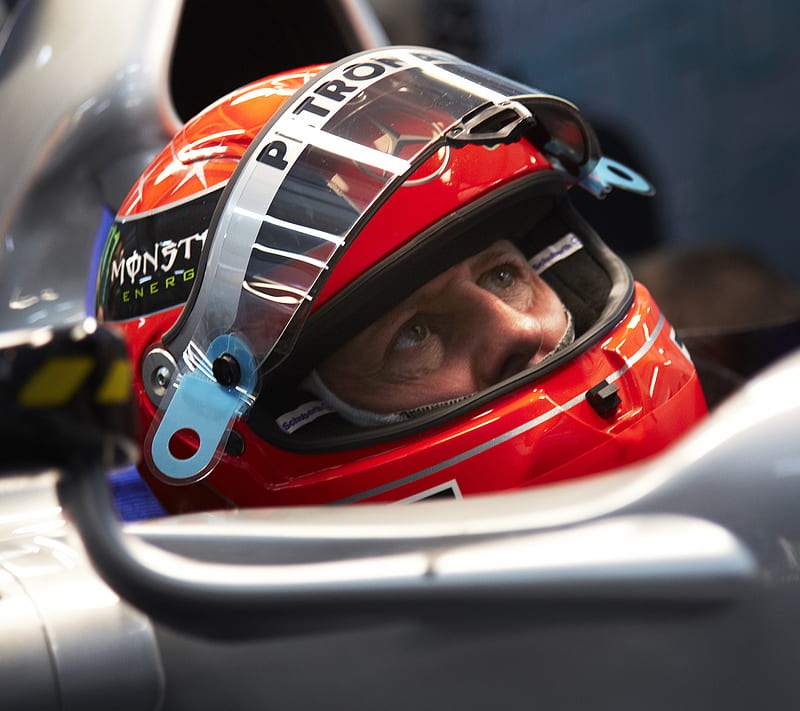Schumacher Helmet, f1, formula 1, racing, schumacher mercedes, HD wallpaper