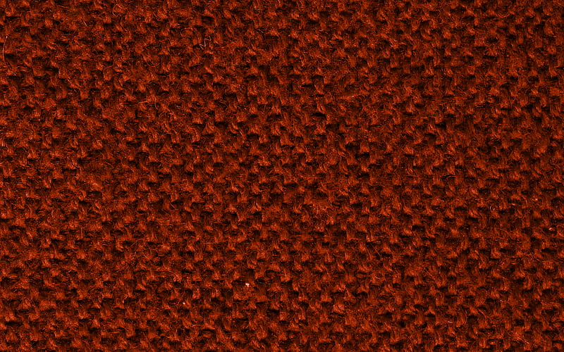 orange knitted textures, macro, wool textures, orange knitted backgrounds, close-up, orange backgrounds, knitted textures, fabric textures, HD wallpaper
