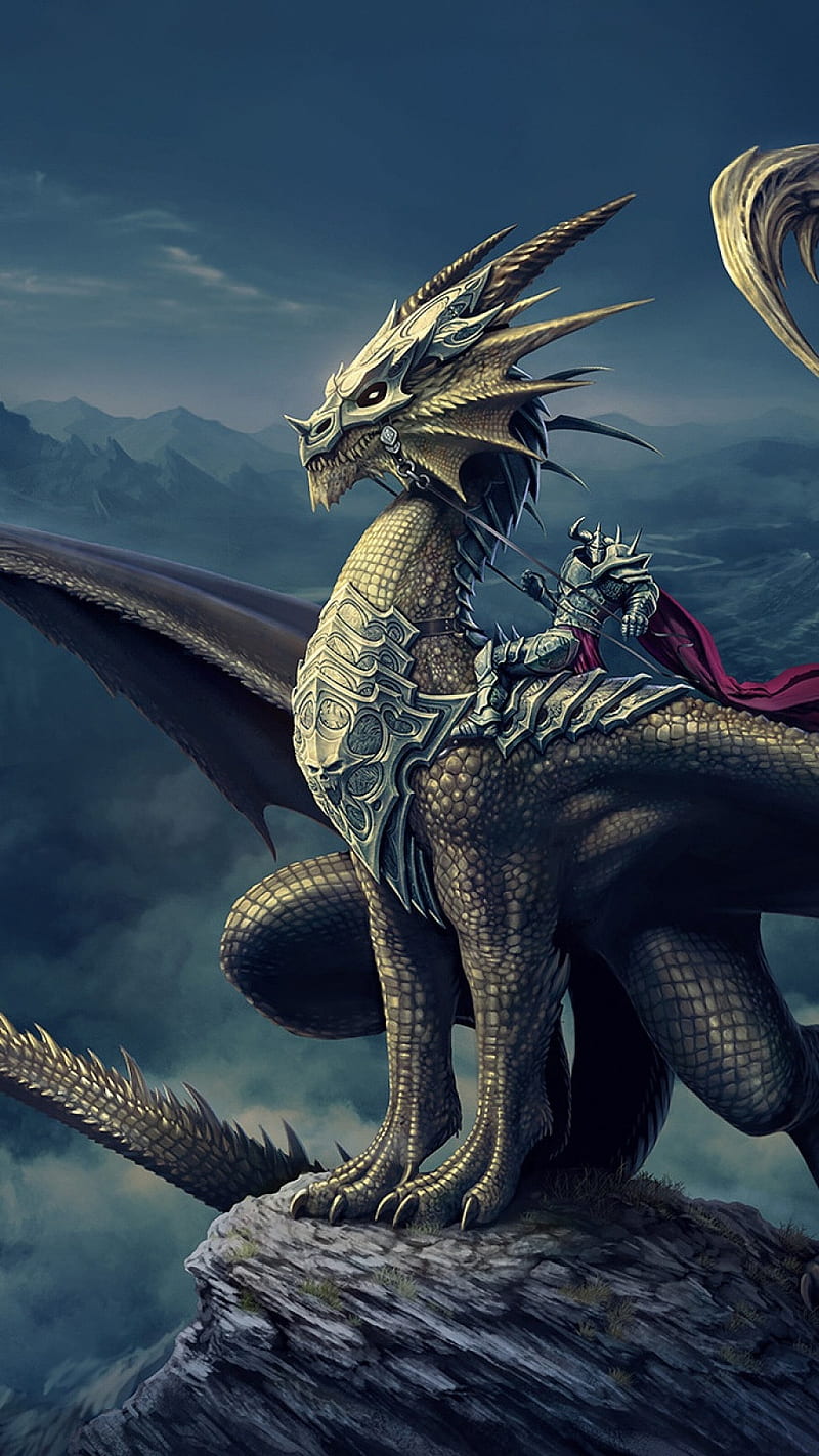 Cool Dragon , art, animation, HD phone wallpaper