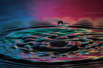 Wallpaper drops, 4k, 5k wallpaper, 8k, green, water, OS #557