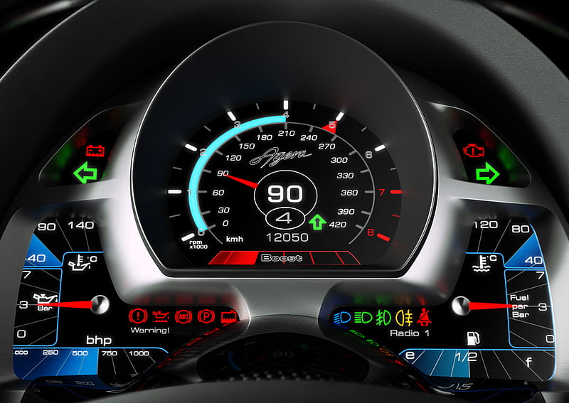 Koenigsegg Dashboard, koenigsegg, hq, dashboard, HD wallpaper