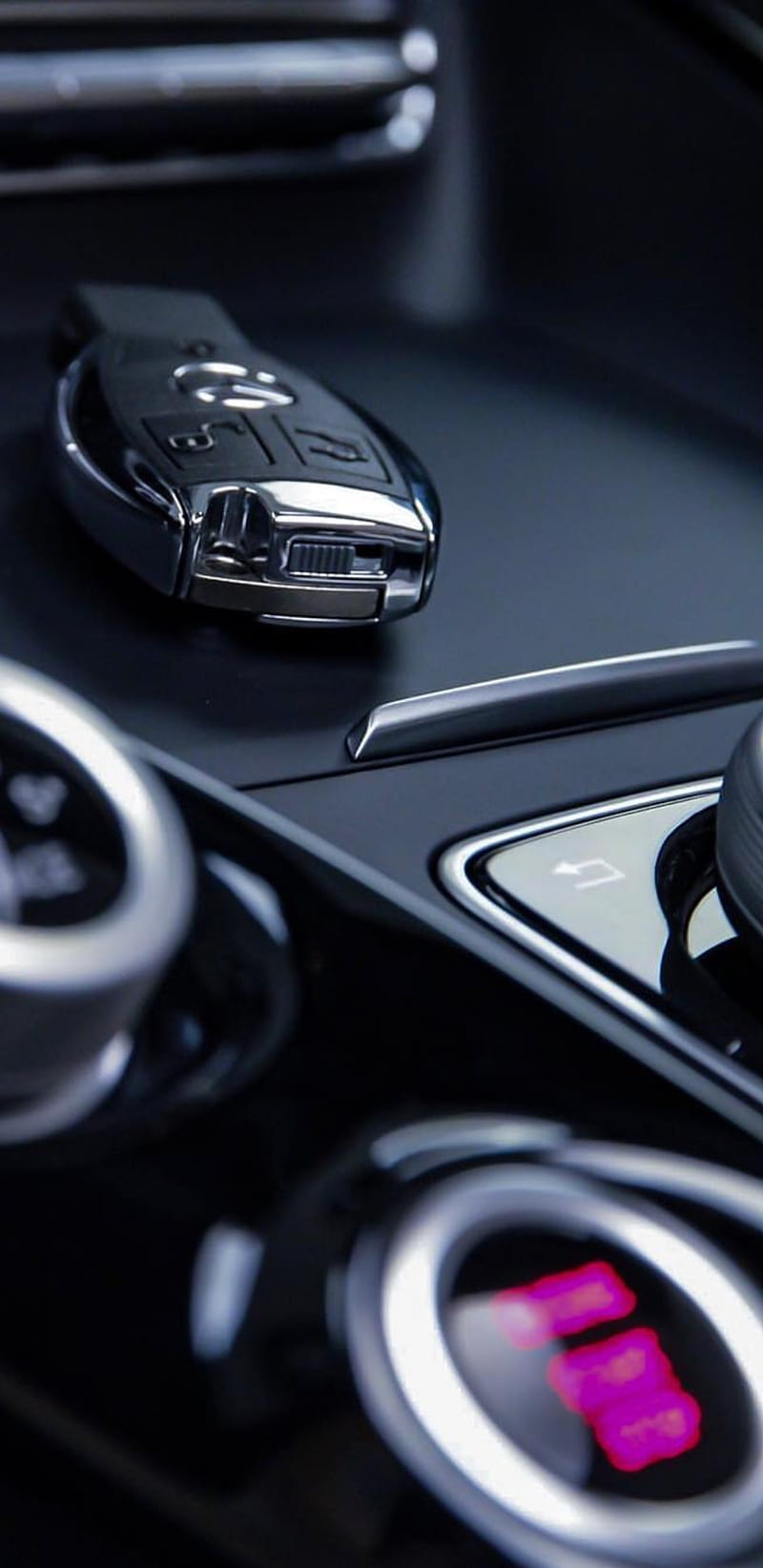 Mercedes Benz, amg, black, car key, premium, sport, u, HD phone wallpaper