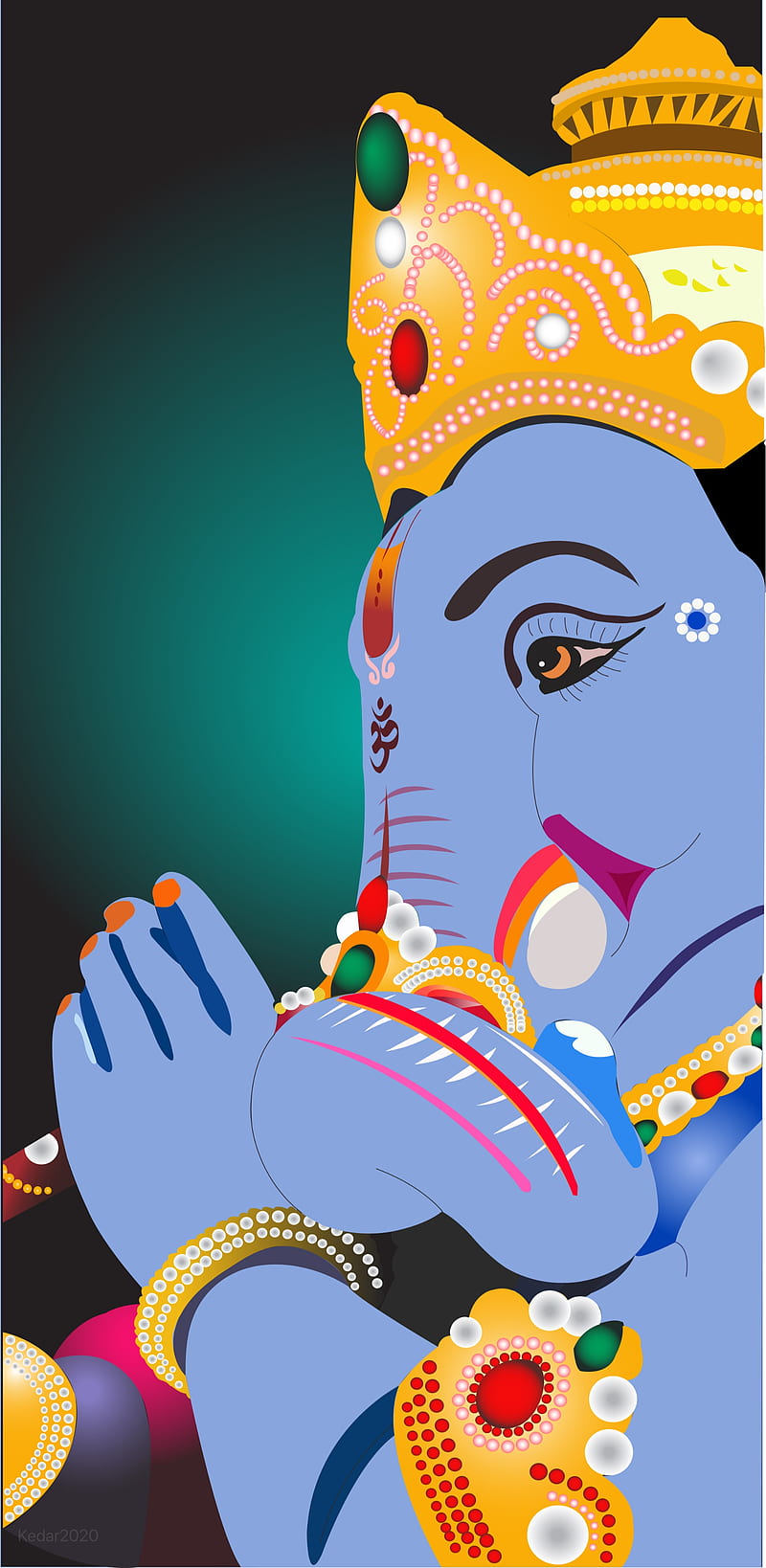 Lord ganesha, ganesh, hindu, lord ganesh, love, HD phone wallpaper