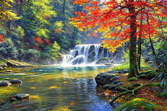 Autumn Mountain, colorful, fall season, autumn, love four seasons ...