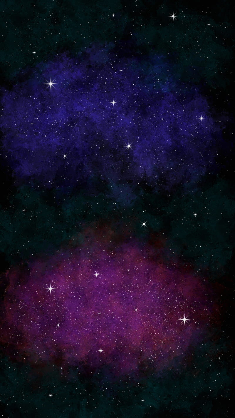 purple stars in the sky wallpaper