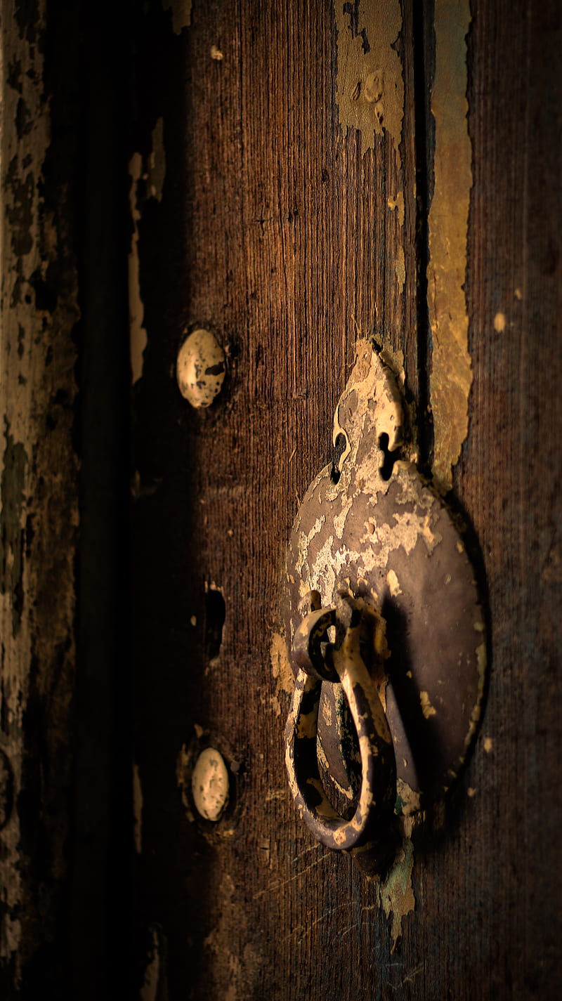 Traditional lock, antique, door, iran, traditional, wood, wooden, HD phone wallpaper