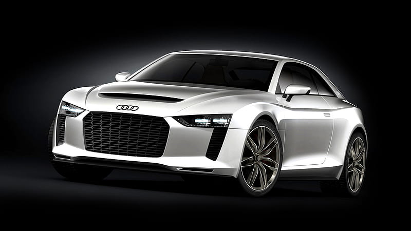 Audi, Audi Quattro, Car, Compact Car, Concept Car, Coupé, Luxury Car, White Car, HD wallpaper