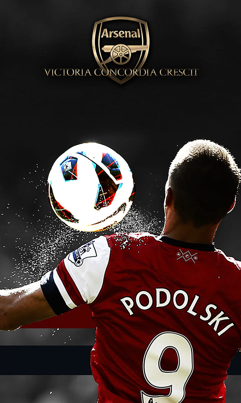 Arsenal Podolski, germany, gooners, gunners, lukas, poldi, power, HD phone wallpaper